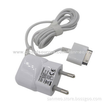 Travel charger with USB port, charges two devices, 1.2m cable lengthNew